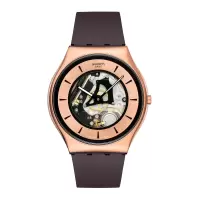 斯沃琪(Swatch)瑞士手表 Skin Irony系列节日礼物时尚男女石英表