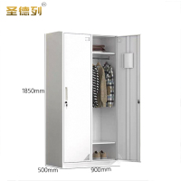 圣德列二门衣柜换衣存包柜储物柜X-9 900*500*1850mm