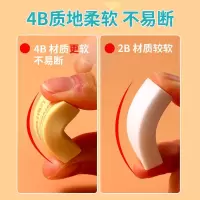 得力(deli)4B橡皮擦 炫彩橡皮 考试橡皮30块/盒 [4B]7534(计价单位:盒)