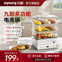 九阳(Joyoung) 电蒸锅 20三层大容量电蒸锅 多用途锅多用途功能锅 不锈钢全透视窗 DZ200HG-GZ572