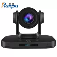 润普Runpu RP-HD962A视频会议摄像头AI人形追踪 云台 20倍变焦4K/P60带IP显示直播录播摄像机