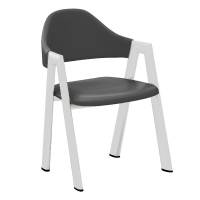 锦北 北欧椅子靠背电脑椅简约化妆椅休闲网红铁艺家用餐椅四件起售深灰