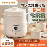 九阳隔水电炖盅多功能家用陶瓷煲汤一体婴儿辅食电炖锅GD187