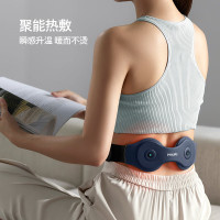 飞利浦(PHILIPS)腰部按摩器PPM3208B蓝色 腰椎按摩仪多档热敷腰带舒缓腰部暖宫按摩仪生日礼物送朋友