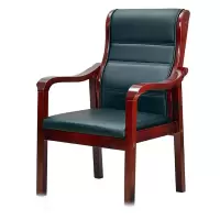 戴劲 会议椅四脚老板椅办公椅麻将椅皮电脑椅中式酒店椅大班椅XM耳朵椅