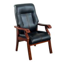 戴劲 班台椅电脑椅办公椅会议椅麻将椅棋牌椅高背老板椅 8669橡胶木