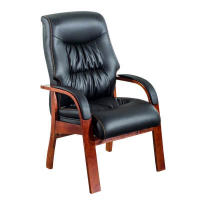 戴劲 班台椅电脑椅办公椅会议椅麻将椅棋牌椅高背老板椅 8662曲木