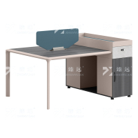 臻远 GWK-01职员桌办公桌屏风工作卡位 对坐双人位