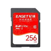 忆捷(EAGET) 存储卡 S10-256G 高速SDHC/SDXC UHS-I存储卡 个
