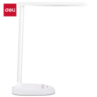 得力4324LED可充电台灯 亮度色温可调(白色)1200mAhDC5V