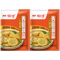 千味央厨香脆藕盒油炸早餐健康美味速冻半成品800g*2袋