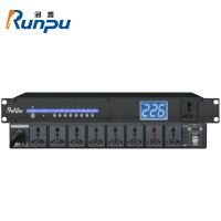 润普Runpu国产化音频会议扩声系统 8+2路电源时序(带触点开关)RP-DYG802