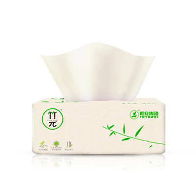 心相印竹π三层塑装纸面巾100抽21包装