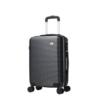 爱登堡(EDENBO)商务行李箱旅行拉杆箱大容量耐磨F968-5 24英寸高级黑