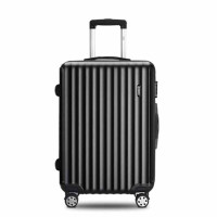 爱登堡(EDENBO)商务行李箱旅行拉杆箱大容量耐磨DX963001-20B 20英寸典雅黑