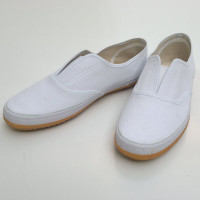 普通工作鞋 双星名人 白色/44 牛筋底帆布鞋