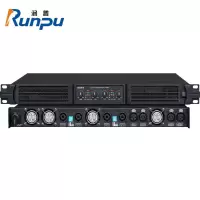 润普Runpu RP-GF4S-1000W 国产化专业音频系统音箱音响功放1U4通道1000W大功率数字功放