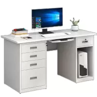 华豫汇阳-五斗电脑办公桌(冷轧钢1.4米)