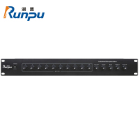 润普Runpu RP-HT10JX 国产化会议室音频系统10路话筒集线器幻象供电话筒集线