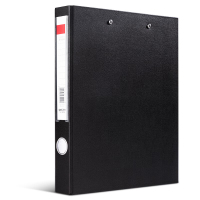 得力(deli) 5454 双强力夹纸板文件夹(黑)