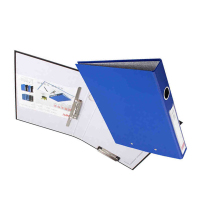 得力(deli) 5456 A4文件夹长押夹板夹资料夹垫板背宽45mm(蓝)