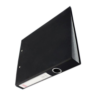 得力(deli) 5456 A4文件夹长押夹板夹资料夹垫板背宽45mm(黑)