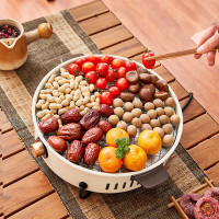 尚烤佳 围炉煮茶 家用电围炉电煮茶炉室内电陶炉 无烟烤火盆取暖炉