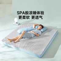 8H冰豆豆可机洗软凉席A类夏季三件套宿舍家用可水洗机洗冰丝凉席