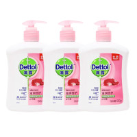 滴露Dettol 健康抑菌洗手液 抑菌99.9% 易冲洗 男士女士通用 呵护全家 滋润倍护500g/瓶*3瓶