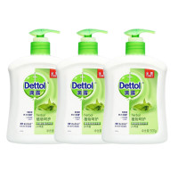 滴露Dettol 健康抑菌洗手液 抑菌99.9% 易冲洗 男士女士通用 呵护全家 植物呵护500g/瓶*3瓶