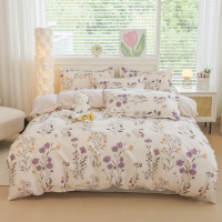 源木熊家纺植物羊毛绒四件套保暖亲肤透气床品套装防菌防螨卧室用品1.8M床