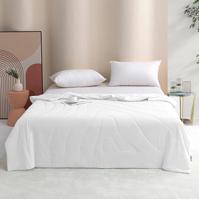 红秀世纺 HXGXB003 夏被180*220cm 全棉 被子 1 件/条(计价单位:条) 白色