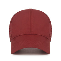 速干防晒夏季鸭舌帽男登山户外网眼透气帽子女遮阳帽大头围女轻薄3759Z