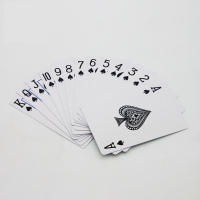 PVC娱乐惯蛋扑克牌套装(含包装盒)