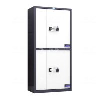 臻远 ZYJJ-80023保密柜密码文件柜保密档案资料柜钢制密码锁保密 灰白套通双节智能指纹锁