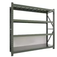 华豫汇阳-三层货架军绿色(加厚冷轧钢)1500*2000*600