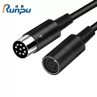 润普音视频会议手拉手话筒线会议麦克风话筒延长线1米RP-YPX01