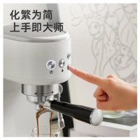 柏翠(petrus)咖啡机意式家用小型小白醒醒Pro复古迷你办公室用全半自动浓缩 PE3366Pro 单位:台