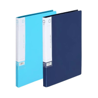 齐心 A6682 文件夹 A4 双强力夹 黑