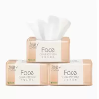 洁柔PR121-01自然无香抽纸110张*3层10包/提(6提/件)