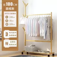 戴劲 简易衣架落地衣帽架卧室置物架挂衣架衣服的架子家用落地式 100款