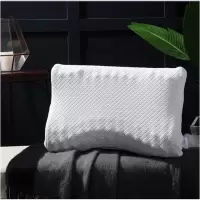慕思(DeRUCCI)乳胶枕头 肩颈按摩92%泰国天然乳胶液 颗粒睡眠乳胶 白色[抑菌除螨]PSZ1-102