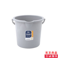 辰至尚品18L灰色塑料水桶