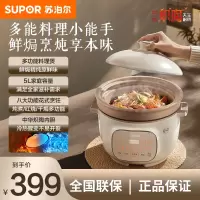 苏泊尔(SUPOR)中华炽陶电炖锅 电炖盅 煲汤锅炖汤锅 燕窝炖盅 煮粥锅 婴儿熬粥 电煮锅电炖锅DG50YC870