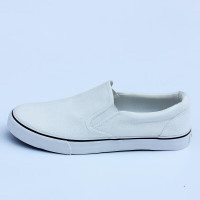 普通工作鞋 双星名人 46/白色 不系带时尚甲板鞋
