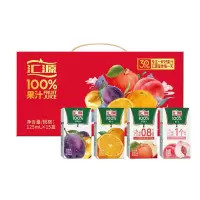 汇源100%果汁桃汁125ml*15盒 礼盒装