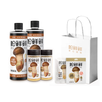 松鲜鲜 调味品礼盒 980ml+295g 年货团购福利酱油卤料汁调味料