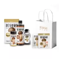 松鲜鲜 调味品礼盒 490ml+520g 年货团购福利酱油卤料汁调味料