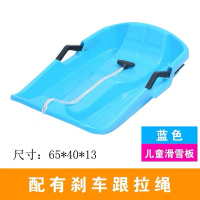 滑雪板滑沙板滑草板片雪橇爬犁 冰上单人雪橇板/1个