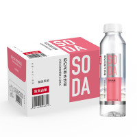 农夫山泉 无糖苏打水饮料 白桃味410ml*15瓶 整箱装